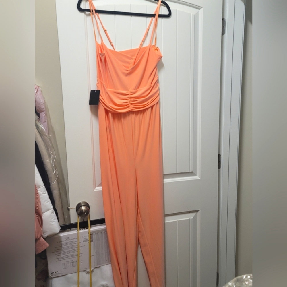 Coral jumpsuit
